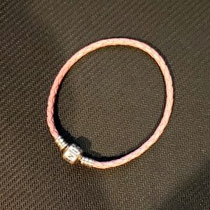 Pandora braided leather bracelet